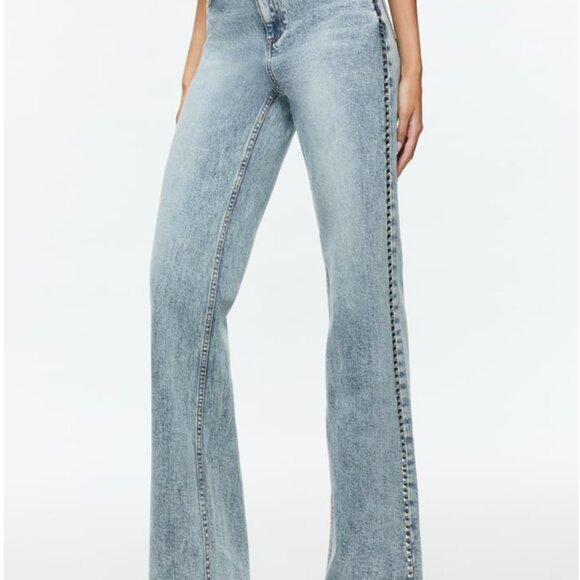Alice + Olivia BODIE STUDDED JEAN - Picture 4 of 7